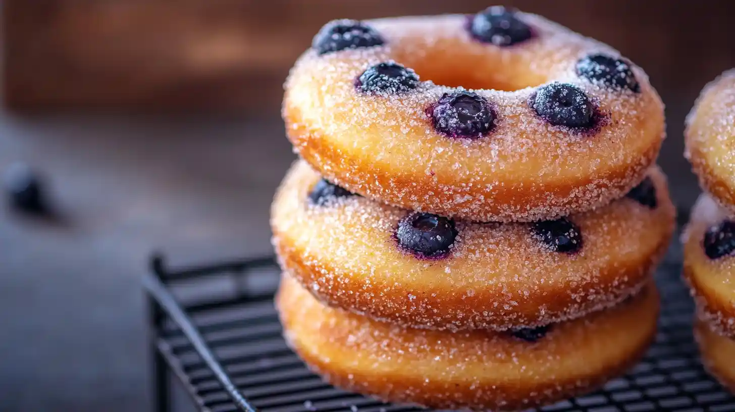 Blueberry Cake Donut